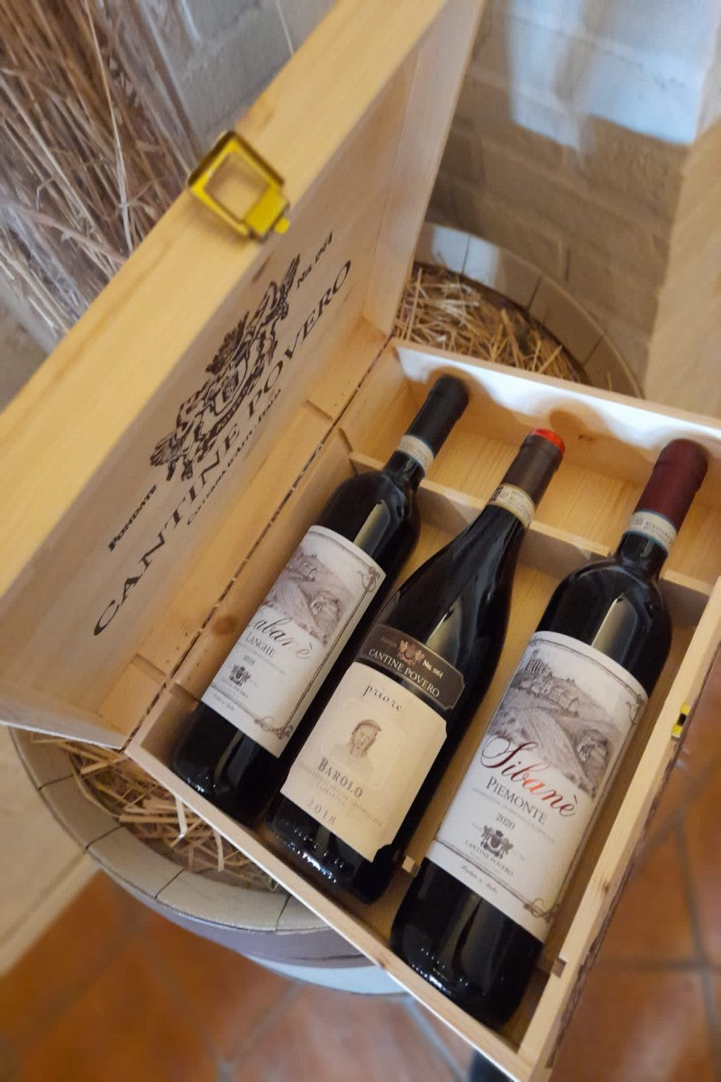 Priore Barolo DOCG 2018, Sibane Piemonte DOC 2020 and Cabanè Langhe DOC 2019 Wines Bundle